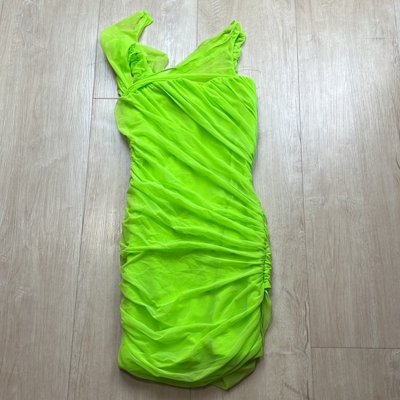 HOUSE OF CB Adrie Cutout Gathered Minidress SIZE SMALL 1035 - Picture 6 of 8